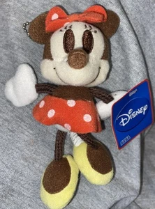 Sega Disney Minnie Mouse String Arms/Legs Plush Keychain 4" NWT - Picture 1 of 4