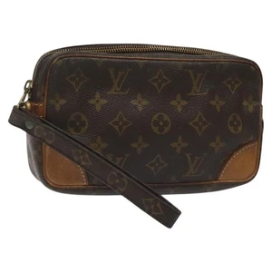 Auténtico bolso clutch Louis Vuitton con monograma Marly Dragonne PM M51827 LV th5701 - Imagen 1 de 18