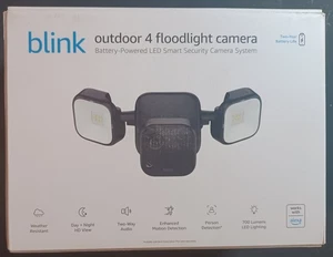 Blink Outdoor 4 Akku-Überwachungskamera 1080p mit Flutlicht - Schwarz - Bild 1 von 6