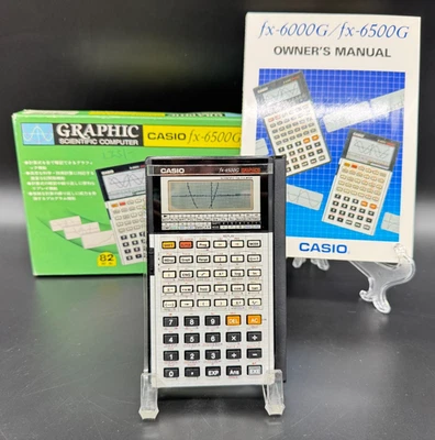 CASIO FX 6500G Graphing Calculator w/ Case & Instruction Manual - Working! - Image 1 of 4