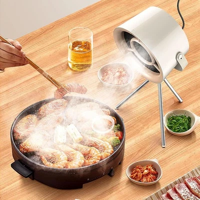 Campana extractora de humo para cocina interior portátil ventilador 3 velocidades barbacoa olla caliente  Foto 1 de 3