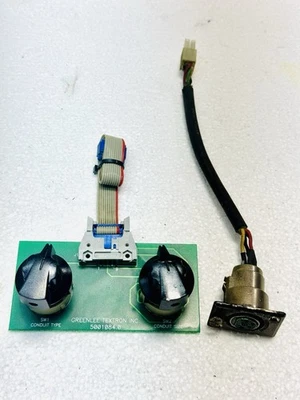 GREENLEE 855 SELECTOR SWITCH CIRCUIT BOARD PIPE BENDER & PENDANT SWITCH WORKS #3 - Image 1 of 4