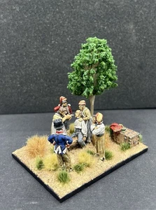 28mm Perry Miniatures Napoleonic Wars Península War British Camp Scene - Imagen 1 de 8