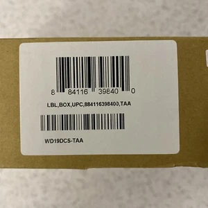 Dell WD19DCS Docking Station - Black Factory Sealed. - Photo 1/3