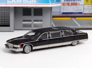 XiaoGuang Model 1/64 Scale Cadillac Fleetwood Limousine Black Diecast Car Model - Picture 1 of 6