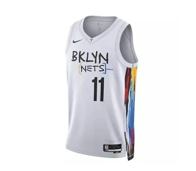 Nike Dri-FIT NBA Irving Brooklyn Nets Swingman CE 22 White Jersey-Men's - Image 1 of 2
