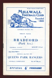 Millwall v Bradford Park Avenue 1962/63 Division 3 - Picture 1 of 1