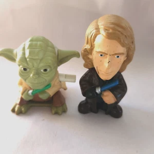 2005 Star Wars Burger King Anakin Skywalker & Yoda Cake Toppers - Picture 1 of 6