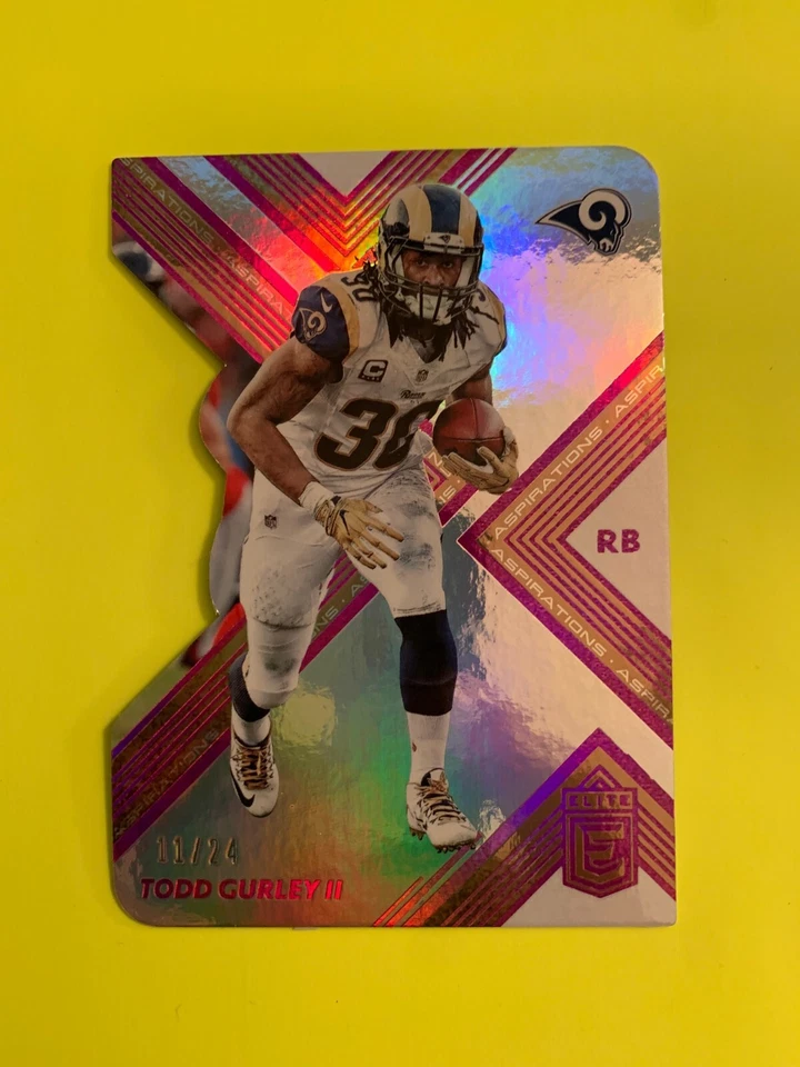 2017 PANINI ELITE TODD GURLEY 11/21 DIE-CUT ASPIRATIONS ~ #56  - Image 1 of 1