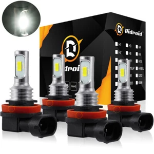 For 07-18 Nissan Altima 4x H11 H9 LED Combo High Low Beam Headlight /  Fog Light - Picture 1 of 12