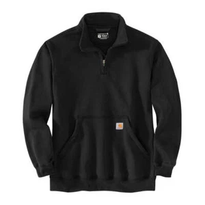 Carhartt Quarter-Zip Sweatshirt Black - Picture 1 of 1