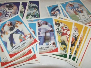24  x FLEER 1990   American Football Cards  - Picture 1 of 5