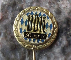 1980 Sozialverband VdK German War Veterans Association Anniversary Pin Badge - Picture 1 of 2