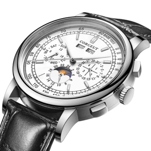 Reloj Automático Hombre 42mm Corgeut Fase Lunar Multifunción Año Día Semana Calendario - Imagen 1 de 16