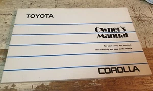 1990 TOYOTA COROLLA    Factory Owners Manual  - Picture 1 of 2