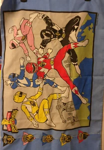 VTG 1994 SABAN POWER RANGERS STANDARD PILLOWCASE - Picture 1 of 5