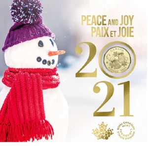 2021 Canada Peace & Joy Mint Set. 5 Coins Nickel to Toonie UNC .RJ - Picture 1 of 1