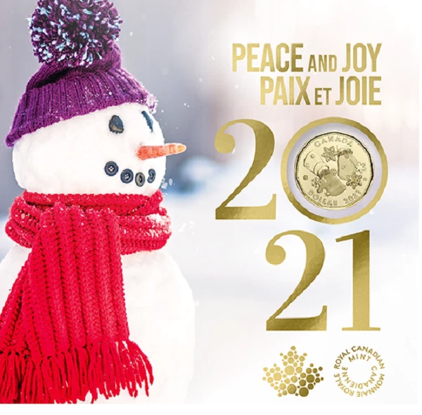 2021 Canada Peace & Joy Mint Set. 5 Coins Nickel to Toonie UNC .RJ - Image 1 of 1