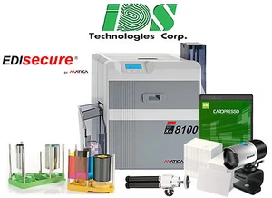 EDIsecure XID 8100 Retransfer Single Side Complete Photo ID Card Printer System - Picture 1 of 11