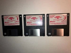 Wing Commander II Speech Accessory Pack (Origin 1991) PC 3.5" 3 Floppy TESTED - Picture 1 of 2