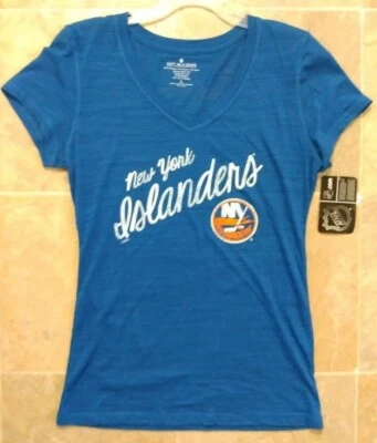 Camiseta de hockey para mujer New York Islanders grande azul  Foto 1 de 4