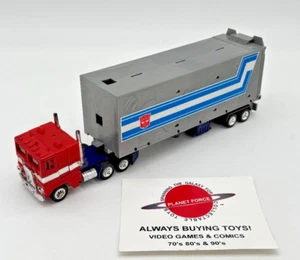 1984 Optimus Prime Gray Roller Metal Plates Bloated Complete G1 Transformers - Picture 1 of 9