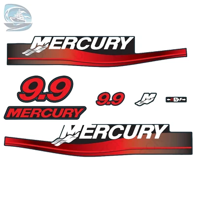 Outboard Decals Sticker 2-Stroke 9.9hp Mercury  1999-2006 Year 12836A00 - Image 1 of 4