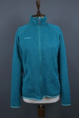 Chaqueta polar Mammut azul cremallera completa Windstopper bolsillos con cremallera talla L Foto 1 de 4