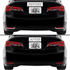 Superposición de apagón de eliminación de cromo para recorte reflector trasero Acura TLX 2015-17 - Imagen 1 de 4