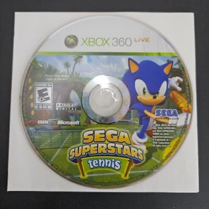 Sega Superstars Tennis Xbox 360 Video Game Disc Only Tested Works - Picture 1 of 3