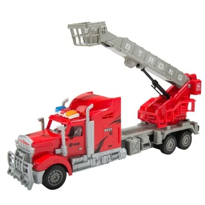 Remote Control Big Rig with Crane and Basket Semi Truck Toy Car For Kids Gift - Image 1 of 4