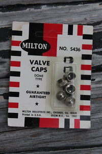 1970s  nos Tire valve caps Vintage Chevy Ford Hot Rod gm