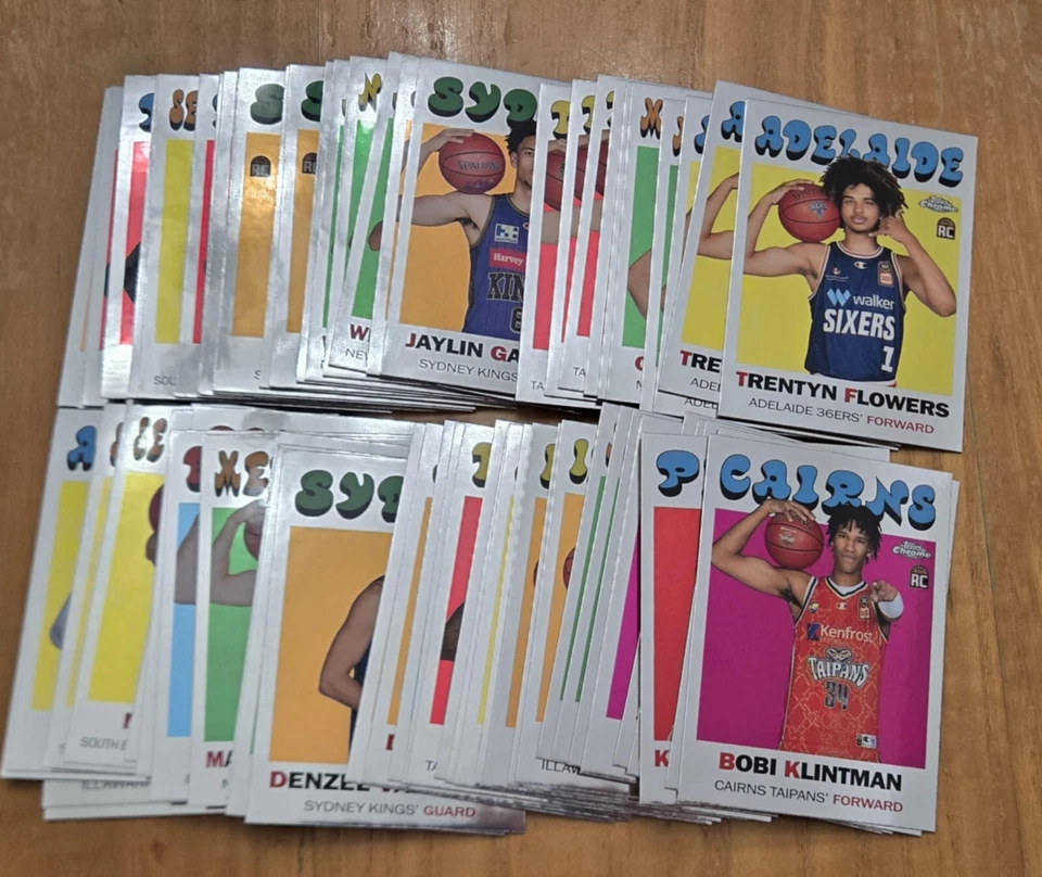 23/24 Topps Chrome NBL 1971 Topps Pick Your Card Complete Choose Your Set 1-25 - Image 1 of 1