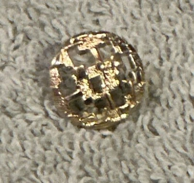 Small Gold Button - Image 1 of 3