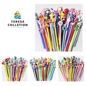 200 Pieces Cute Cartoon Black Gel Ink Pens Cartoon Animal Writing Pens 0.5 mm... - Imagen 1 de 9