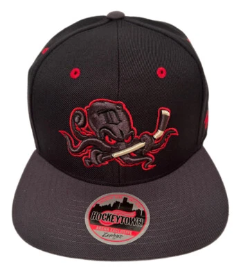 Zephyr NHL Detroit Red Wings RARE “Squid” Flat Bill SnapBack Hat BRAND NWT - Image 1 of 4