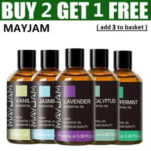 MAYJAM 100ml Essential Oils 100% Pure Natural Therapeutic Grade Oil Aromatherapy - Picture 1 of 246