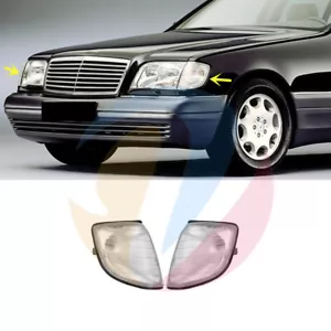 √ 2 PIEZAS Luz intermitente Conrer blanca para Mercedes W140 Clase S 1991-99 - Imagen 1 de 10