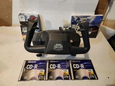 CH Products Flight SIM Yoke With Discs And Manual PC - Image 1 of 4
