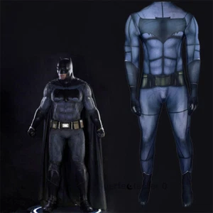 Batman Tights Bodysuit Zentai Jumpsuit Outfits Halloween Cosplay Clothing Gifts - Picture 1 of 11