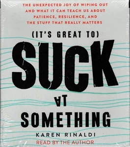 KAREN RINALDI "(IT'S GREAT TO) SUCK AT SOMETHING" 6 CD AUDIOBOOK 2019 sealed a - Imagen 1 de 2