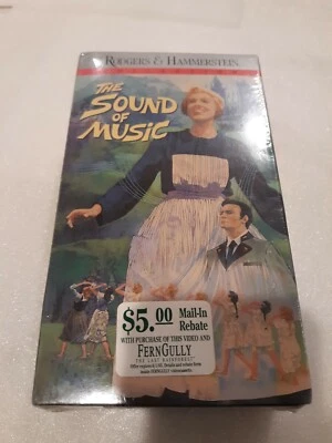 The Sound of Music (VHS, 1991, 2-Tape Set) New And Sealed Julie Andrews FOX - Image 1 of 2
