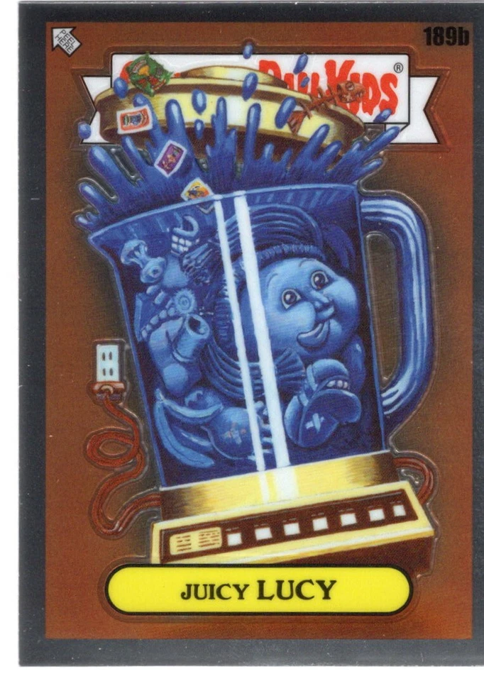 JUICY LUCY 2022 Topps Chrome Garbage Pail Kids #189b GPK Series 5 - Image 1 of 1