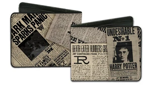 Harry Potter Newspaper Headlines Bi-Fold Wallet - Picture 1 of 1