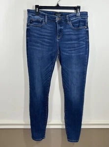Judy Blue Skinny Fit Jeans Whiskered Size 13/31 Women's Medium Wash Mid Waist - Picture 1 of 10