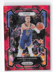 2023-24 Panini Prizm Donte DiVincenzo #280 Prizms Red Ice - Picture 1 of 2
