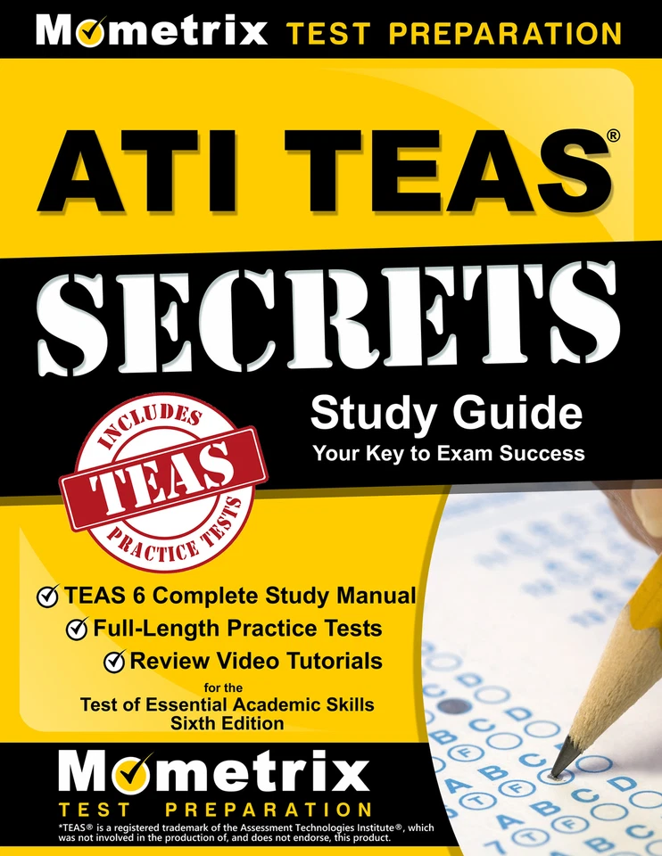 ATI TEAS Secrets Study Guide - Image 1 of 1
