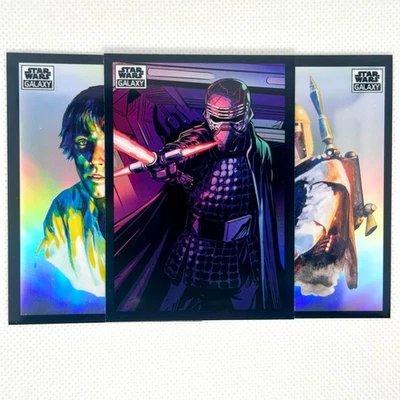 Tarjetas refractor galaxia Star Wars cromadas Topps 2022 - tú eliges - compra 4 ahorra un 25 % Foto 1 de 2