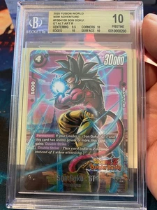 2025 Dragon Ball Fusion World New Adventure Goku GT Alt Art BGS 10 - Picture 1 of 1