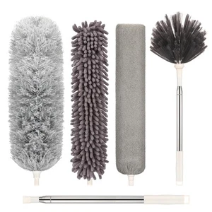Microfiber Duster with Extension Pole(Stainless Steel) 30 to 100 Inches, Wash... - Picture 1 of 8